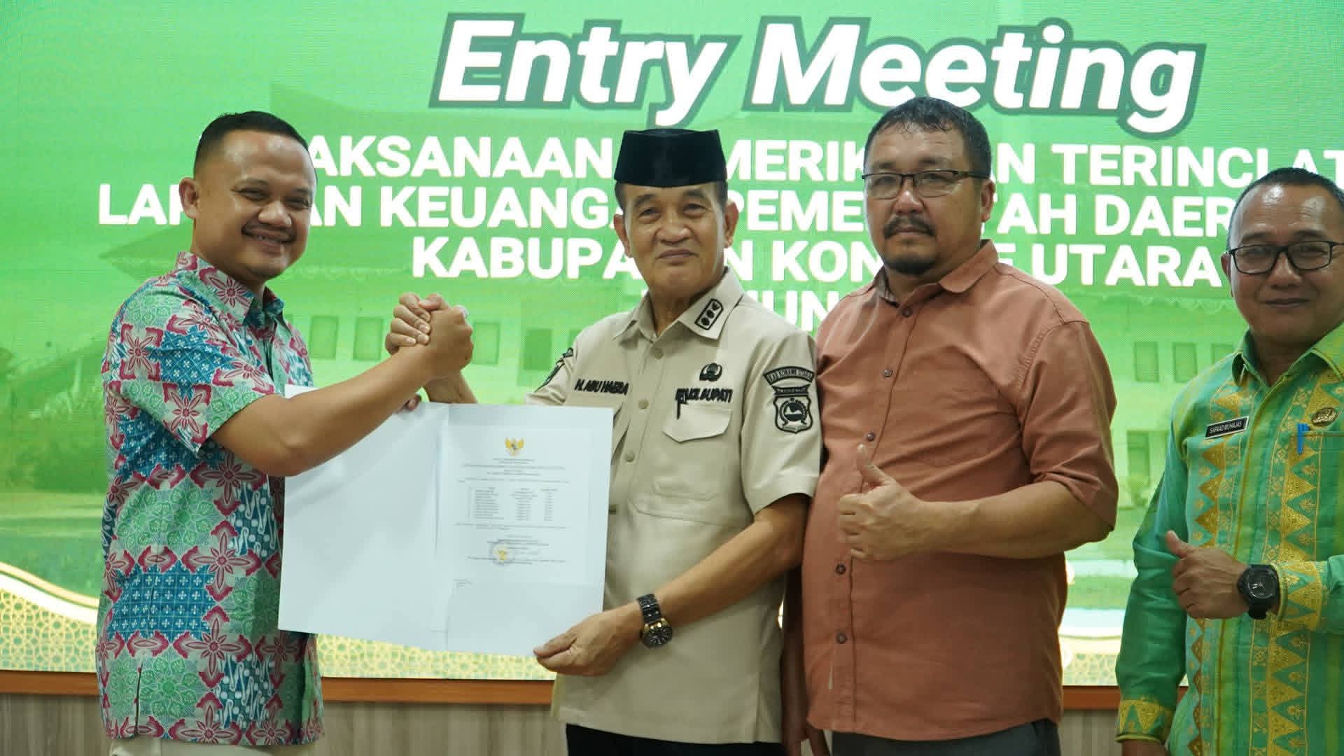 Pemda Konawe Utara Gelar Entry Meeting Pemeriksaan Terinci LKPD 2025 Bersama BPK RI