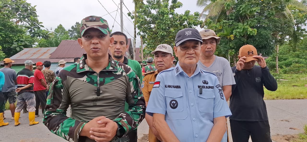 Masyarakat Konawe Utara Antusias Sambut Program TMMD ke-128 di Desa Amolame